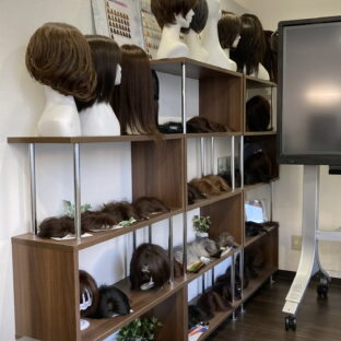 オーダーメイドの医療ウィッグ完成