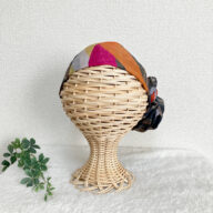 【イタリアンシルク】SDGｓなヘッドスカーフ　”カモフラ柄④”