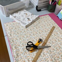 新しいケア帽子用の生地が届きました