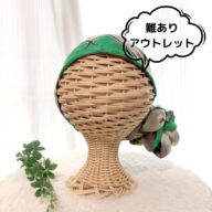 【難あり】シルクヘッドスカーフ　”定番柄”