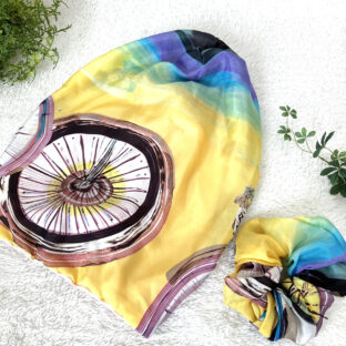 ヘッドスカーフ被ってお出掛けしましょ♥️