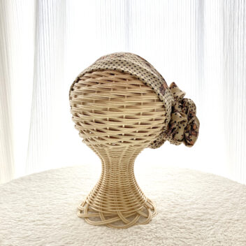 【シルク】SDGｓなヘッドスカーフ　br817-t1014