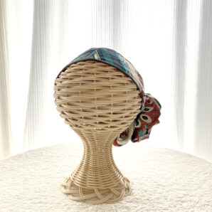 【シルク】SDGｓなヘッドスカーフ　br817-t1010